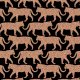 Fabric 15800 | Jaguar Tiger Animal Print Black