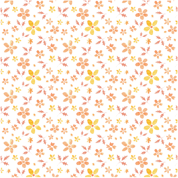 Fabric 15803 | orange flowers