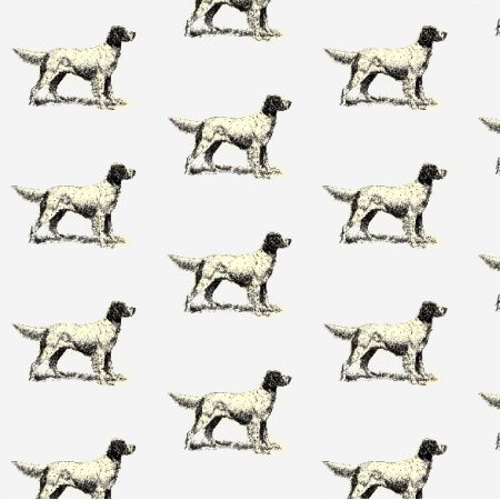 Fabric 15806 | PIESKI - English Setter Dogs
