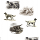 Fabric 15816 | PSY MYŚLIWSKIE SETERY - Setters Hunting dogs