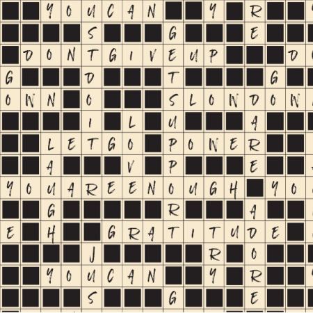Tkanina 15834 | Crosswords affirmations