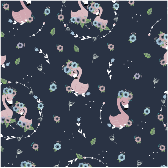 Fabric 15844 | Flamingi