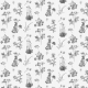 Fabric 15896 | RYSUNKI BOTANICZNE - BOTANICAL DRAWING