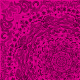 Fabric 15984 | pink&Black mandala