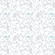Fabric 16022 | l'ete indien blue ornament