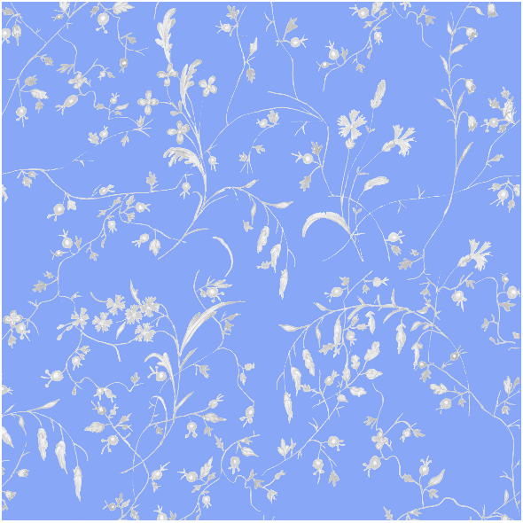 Tkanina 16024 | l'ete indien blue 0