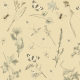 Tkanina 16039 | KWIATY I OWADY - FLOWERS & INSECTS