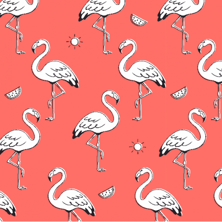 Tkanina 16097 | Flamingo