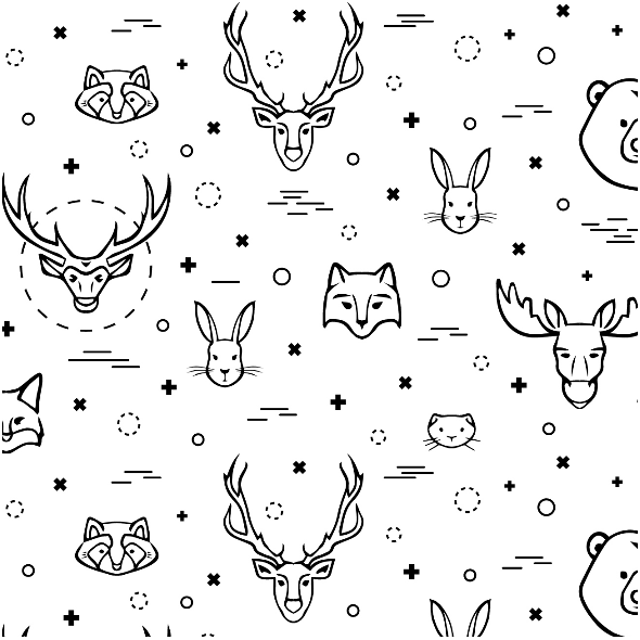 Fabric 16121 | animals