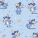 Fabric 16138 | Mouseketeers on blue