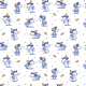 Tkanina 16139 | Mouseketeers on white