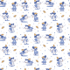 Fabric 16139 | Mouseketeers on white
