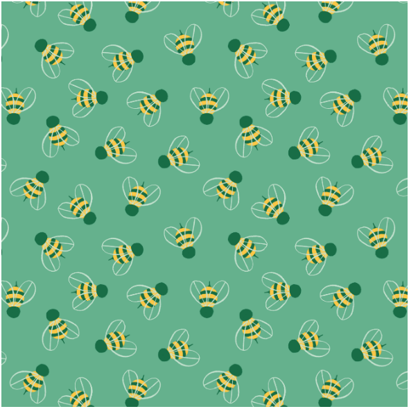 Fabric 16198 | bees pattern design