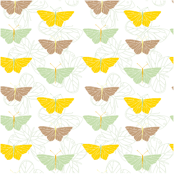Fabric 1781 | motyle