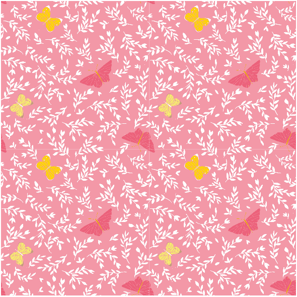 Tkanina 1783 | truskawkowe lato