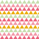 Tkanina 1785 | słodkie trójkąty