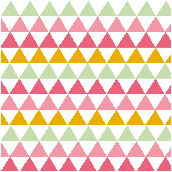 Fabric 1785 | słodkie trójkąty