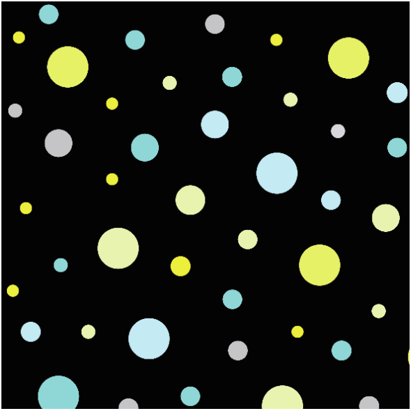 Tkanina 16258 | Dymi Night dots