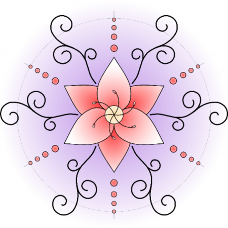 16437 | FLORAL SYMMETRY / LILY