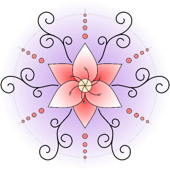 Fabric 16437 | FLORAL SYMMETRY / LILY