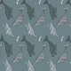 Fabric 16450 | Wieloryby na niebieskim