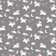 Tkanina 16491 | Unicorns on grey