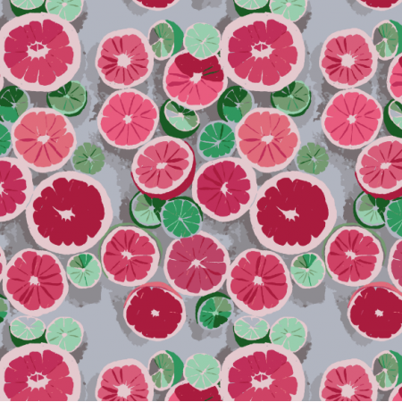 Fabric 16553 | Grejpfrut/Grapefruit