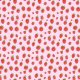 Fabric 16564 | Truskawki na różowym tle / Strawberries on a pink background