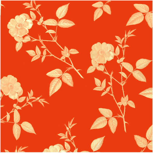 Fabric 16567 | ZŁOTA RÓŻA