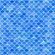 Tkanina 16588 | Blue watercolor scales