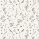 Fabric 16647 | KWIATY I MOTYLE W SEPII