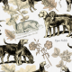 Tkanina 16714 | PSY OGARY POLSKIE - POLISH HOUNDS