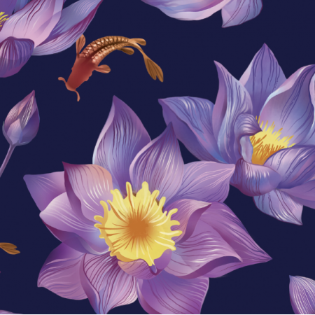 Fabric 16821 | Water Lily