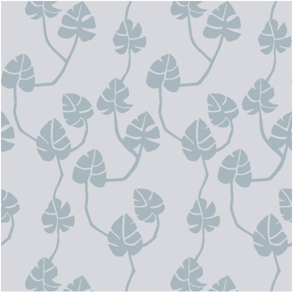 Fabric 16846 | monstera - grey2