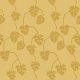 Fabric 16848 | monstera - honey mustard
