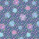 Tkanina 17127 | Hortensja1 na niebieskim tle00