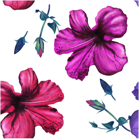 Fabric 17168 | Hibiskus