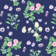 Tkanina 17175 | kwiatuszki polne