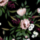 Tkanina 17184 | Bouquet With a Protea