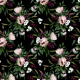 Fabric 17184 | Bouquet With a Protea