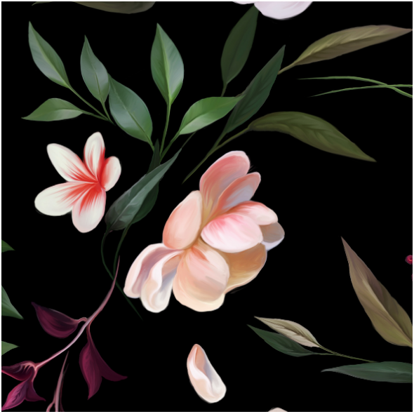 Fabric 17221 | secret garden