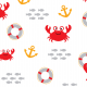 Tkanina 17385 | Crab & Lifebuoy