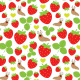 Tkanina 17403 | I Love Strawberries