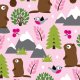 Fabric 17413 | MARMOTS ON A MOUNTAIN GLADE