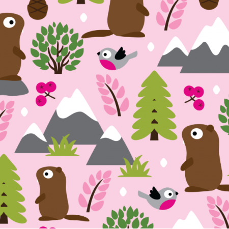 17413 | MARMOTS ON A MOUNTAIN GLADE