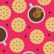 Tkanina 17490 | Coffee & Cookies