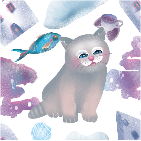 Fabric 17535 | cat