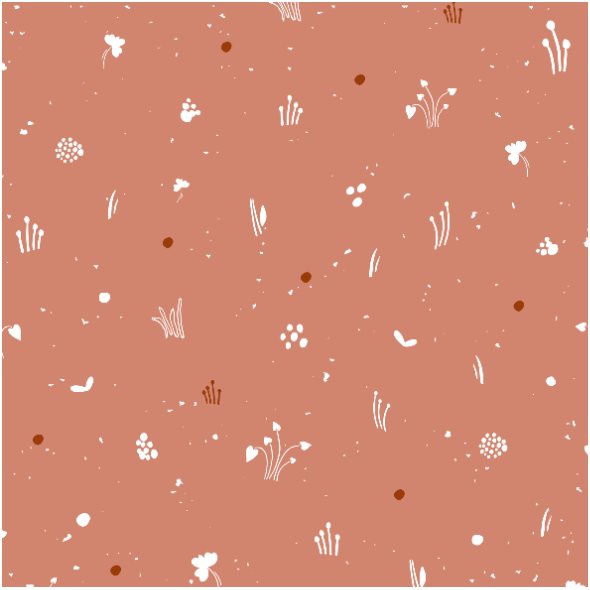 Fabric 17546 | coral meadow