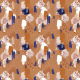Fabric 17549 | terracotta abstraction