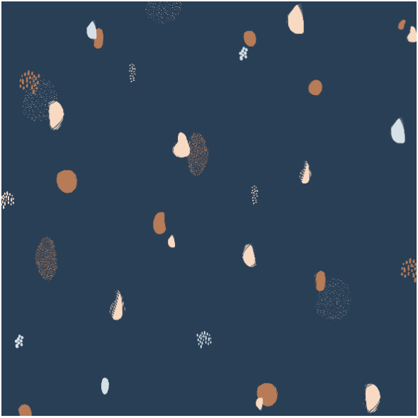 Fabric 17556 | navy STONES